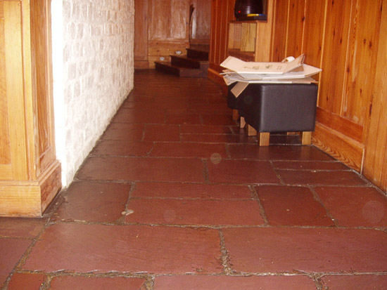 Slate flooring - ideal for restaurants